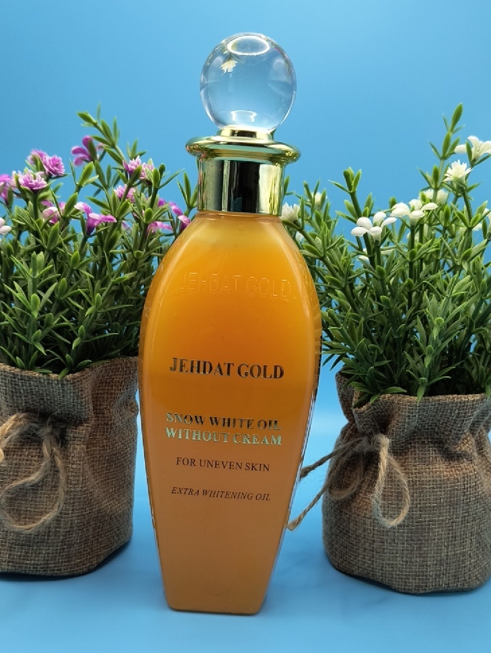 Jehdat Gold Snow White Body Oil - Without Cream